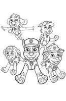 Paw Patrol kleurplaat 26